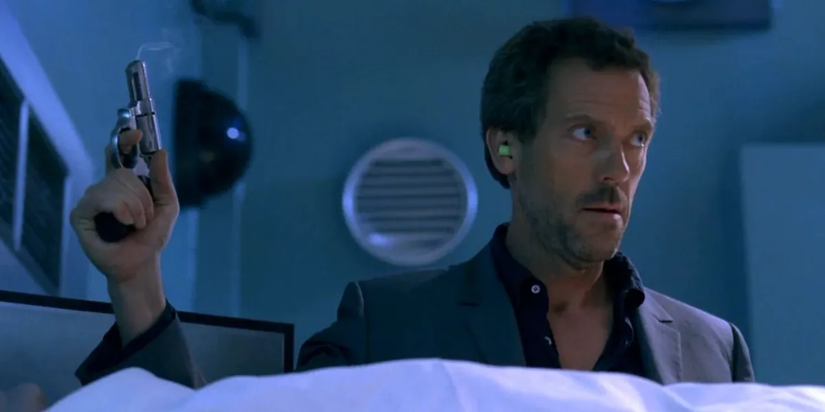 House Holding a Gun in House, M.D. episode "Euphoria."