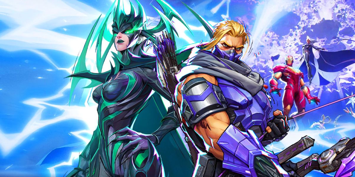 Hawkeye and Hela from Marvel Rivals