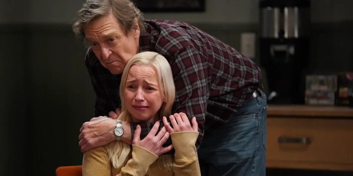Becky and Dan in the Conners episode Cheating Revelations