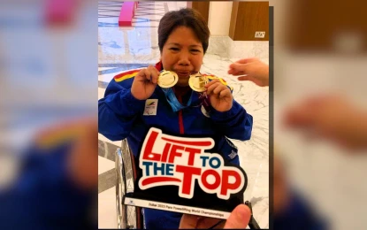Guion wins 2 golds in world championships Legends category 
