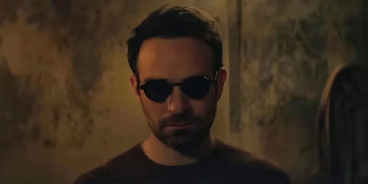 Daredevil- Born Again Season 1 image of Matt Murdock looking offscreen