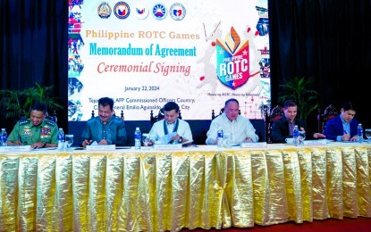 AFP inks MOU for 2024 ROTC Games