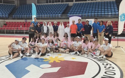 <p><strong>BASKETBALL CLINIC.</strong> At least 20 female children participate in the basketball clinic at the PhilSports Arena in Pasig on Thursday (July 17, 2025). The Israeli Embassy organized the clinic in partnership with the Samahang Basketbol ng Pilipinas (SBP) and the Laura Vicuna Foundation.<em> (PNA photo by Ivan Saldajeno)</em></p>