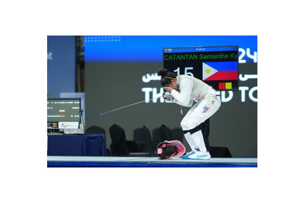 Fencer Catantan books Olympic slot after ruling Asia-Oceania qualifier