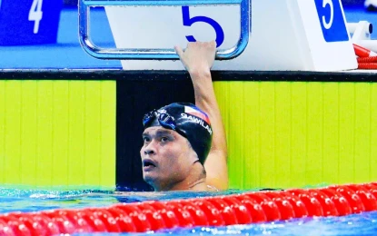 Veteran swimmer Gawilan cops 1st PH gold in Asian Para Games