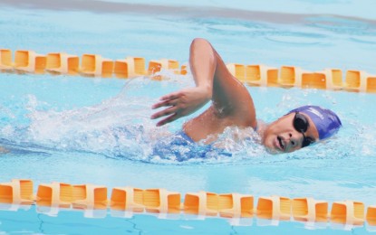 <p><strong>OUTSTANDING.</strong> Ricielle Maleeka Melencio competes in the 1500-meter freestyle event of the Go Full Speedo Swim Series 2 Championships at Teofilo Yldefonso swimming pool inside the Rizal Memorial Sports Complex in Manila on Sunday (Oct. 20, 2024). She won with a time of 19:18.62. <em>(Contributed photo)</em></p>