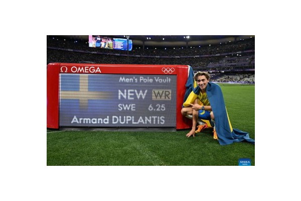 Duplantis resets world pole vault record for 11th time