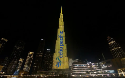 Cebu Pacific lights up Burj Khalifa with PH wonders