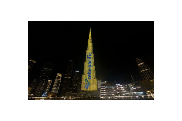 Cebu Pacific lights up Burj Khalifa with PH wonders