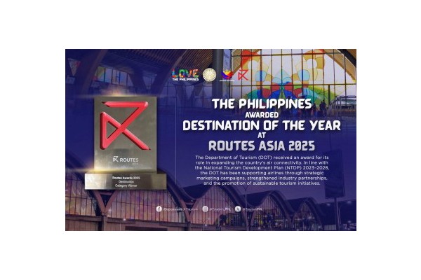 PHL wins Destination of the Year Award at Routes Asia 2025
