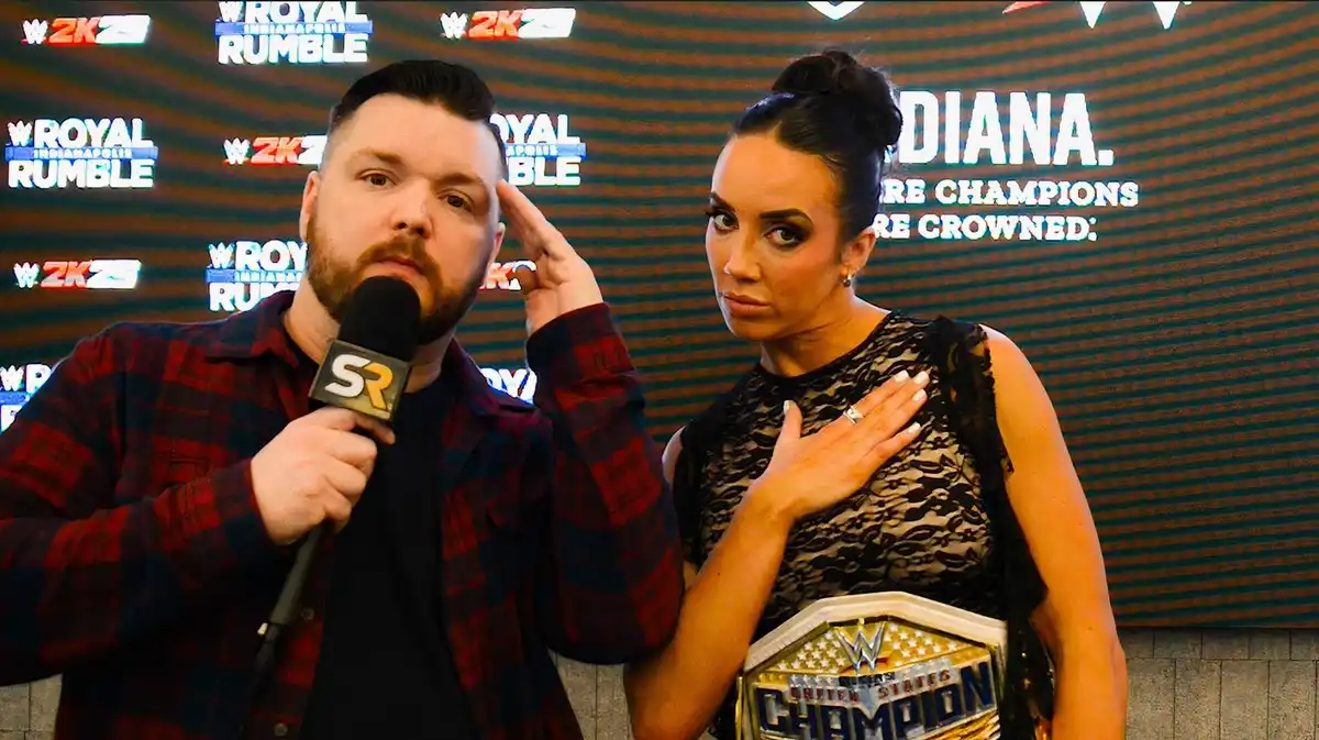Chelsea Green at WWE Media Day - Royal Rumble 2025