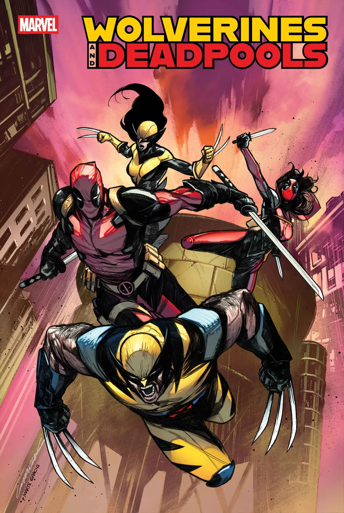 Wolverines and Deadpools #1 Comic Cover Art
