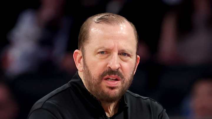 Apr 21, 2025; New York, New York, USA; New York Knicks head coach Tom Thibodeau coaches against the Detroit Pistons during the third quarter of game two of the first round of the 2024 NBA Playoffs at Madison Square Garden. Mandatory Credit: Brad Penner-Imagn Images Apr 21, 2025; New York, New York, USA; New York Knicks head coach Tom Thibodeau coaches against the Detroit Pistons during the third quarter of game two of the first round of the 2024 NBA Playoffs at Madison Square Garden. Mandatory Credit: Brad Penner-Imagn Images
