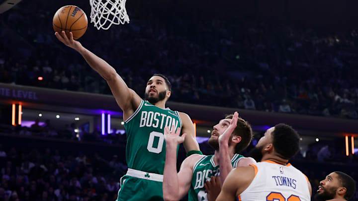 New York Knicks, Boston Celtics, Jayson Tatum New York Knicks, Boston Celtics, Jayson Tatum