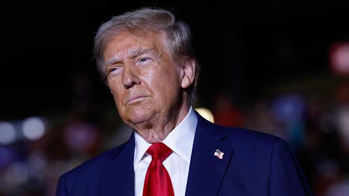 Republican Presidential Candidate Donald Trump Holds Rally In Atlanta Republican Presidential Candidate Donald Trump Holds Rally In Atlanta