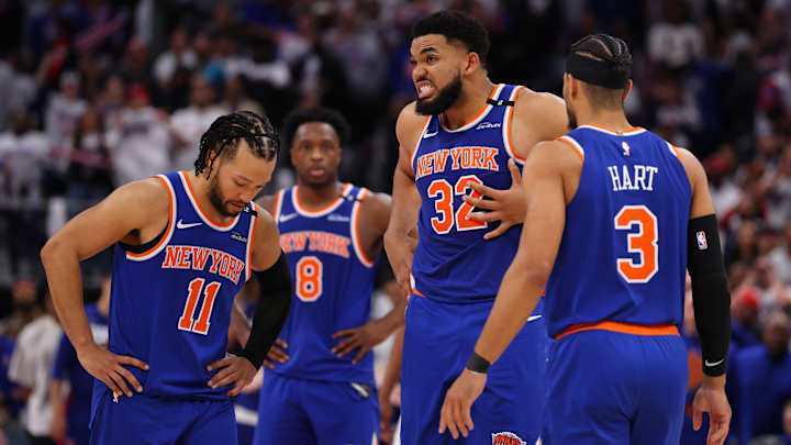 Jalen Brunson, OG Anunoby, Karl-Anthony Towns, Josh Hart, New York Knicks Jalen Brunson, OG Anunoby, Karl-Anthony Towns, Josh Hart, New York Knicks