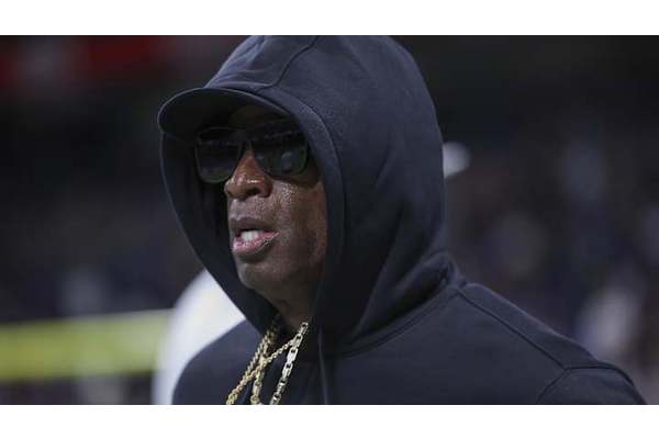 Deion Sanders can't hold back tears during emotional TV moment before coaching his sons one last time