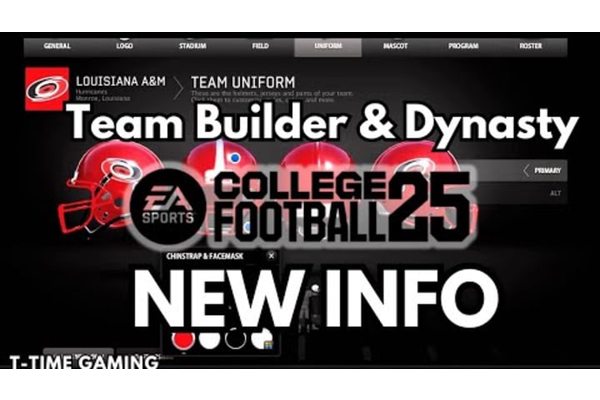 EA Sports College Football 25 Team Builder is a new era of customization in gaming