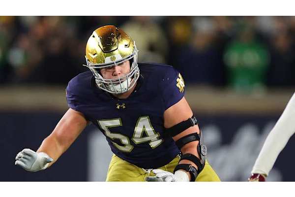 Notre Dame's Anthonie Knapp sidelined in first half of Orange Bowl vs. Penn State