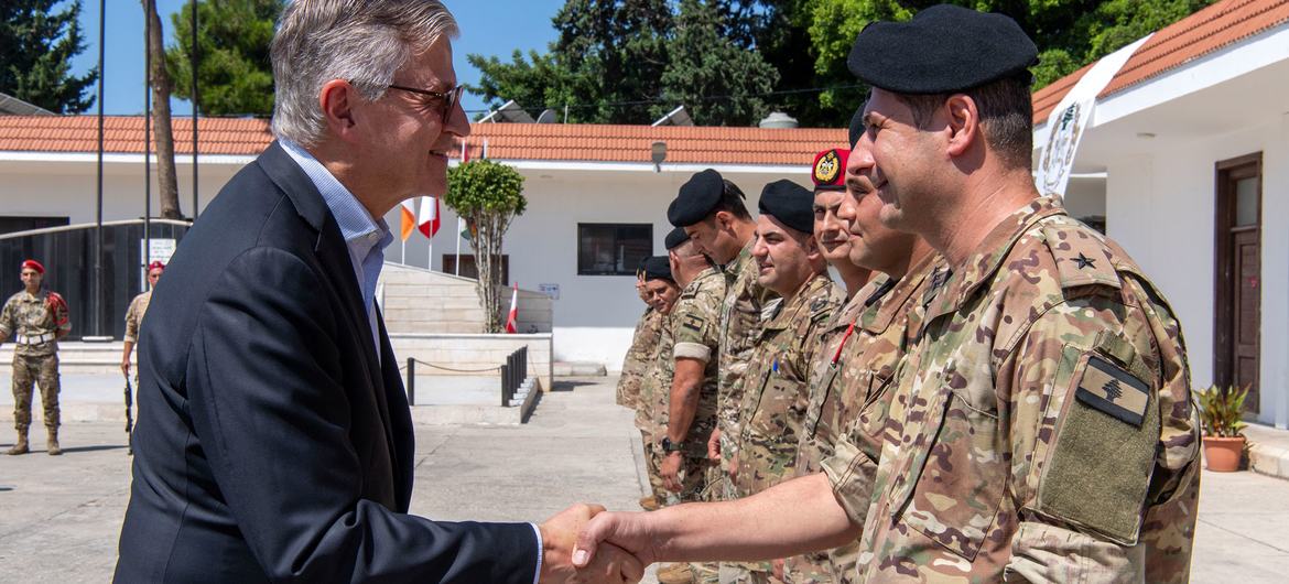 UN Under-Secretary-General for Peace Operations Jean-Pierre Lacroix visits the UN Interim Force in Lebanon (UNIFIL) headquarters. UN Under-Secretary-General for Peace Operations Jean-Pierre Lacroix visits the UN Interim Force in Lebanon (UNIFIL) headquarters.
