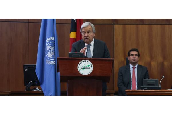 In battle for development ‘you can count on us’, Guterres tells Timor