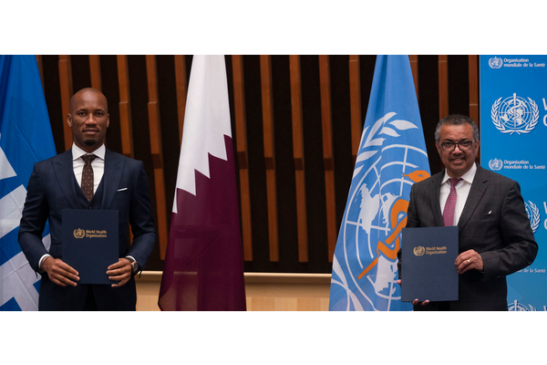 Football champion Didier Drogba appointed WHO Ambassador for Sports and Health