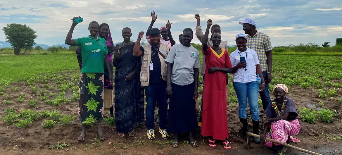 A cooperative of women farmers in South Sudan has been trained in seed production by FAO.