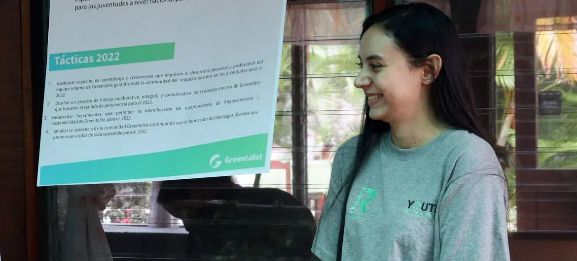 Astrid Peraza works on land regeneration issues in Costa Rica. Astrid Peraza works on land regeneration issues in Costa Rica.