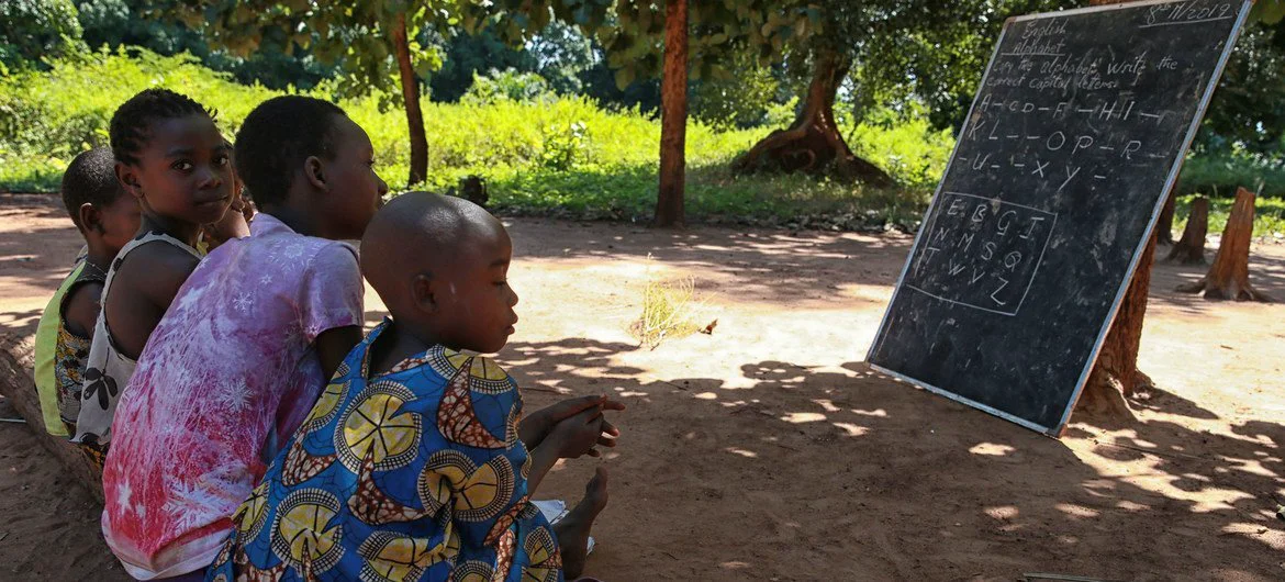 Girls in South Sudan are 'inspired' by seeing women peacekeepers.