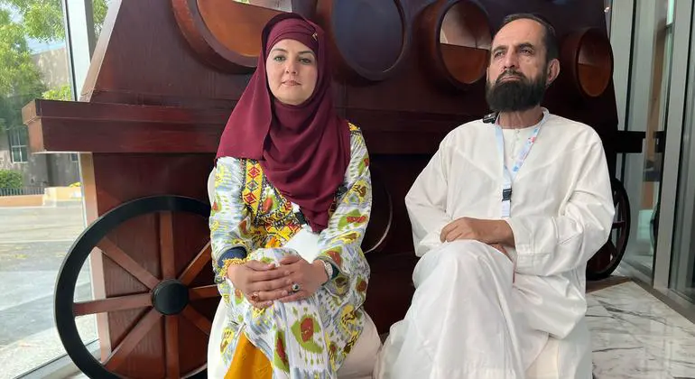 Malalai Helmandi, Chief Operations Officer of the solar energy-producing organization Helmandi Solar in Afghanistan, and her husband Hamid Helmand, the head of the company. Malalai Helmandi, Chief Operations Officer of the solar energy-producing organization Helmandi Solar in Afghanistan, and her husband Hamid Helmand, the head of the company.
