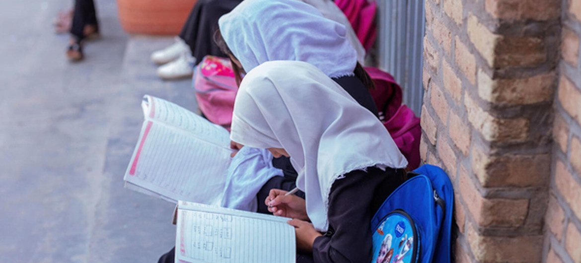 Across Afghanistan, children’s education has been disrupted for two academic school years now due to the COVID-19 pandemic. Across Afghanistan, children’s education has been disrupted for two academic school years now due to the COVID-19 pandemic.