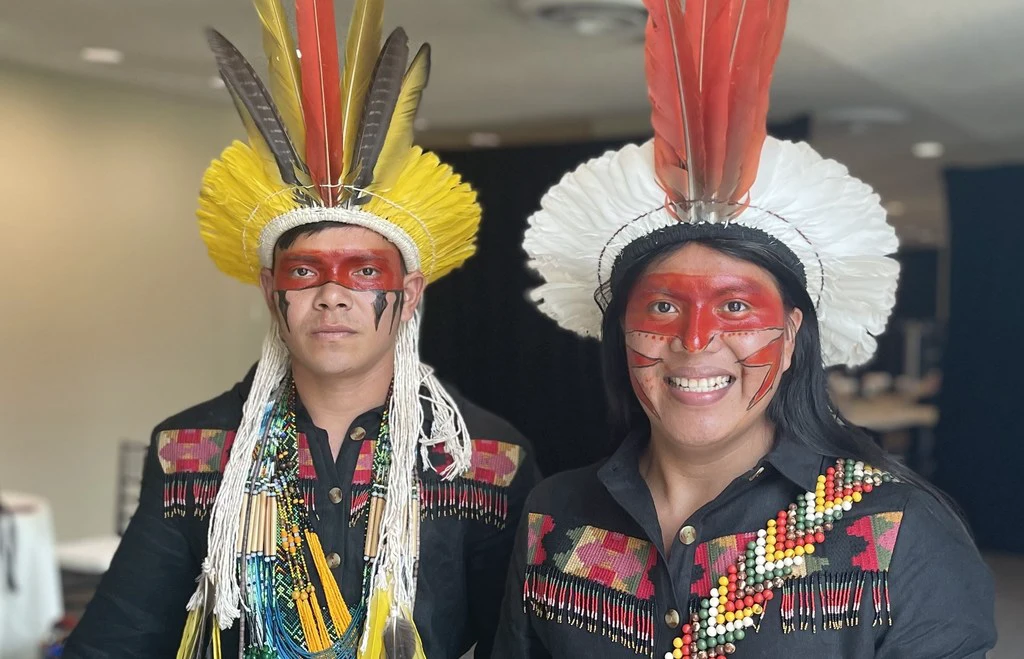  Indigenous Brazilians at the UN.