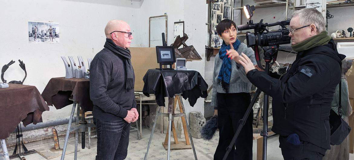 From bombs to beauty: ‘Every piece tells a story’ | UN News