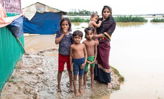 The UN World Food Programme launched its biggest rapid food response following heavy rains and flash flooding in the Cox’s Bazar refugee camps and host communities. The UN World Food Programme launched its biggest rapid food response following heavy rains and flash flooding in the Cox’s Bazar refugee camps and host communities.