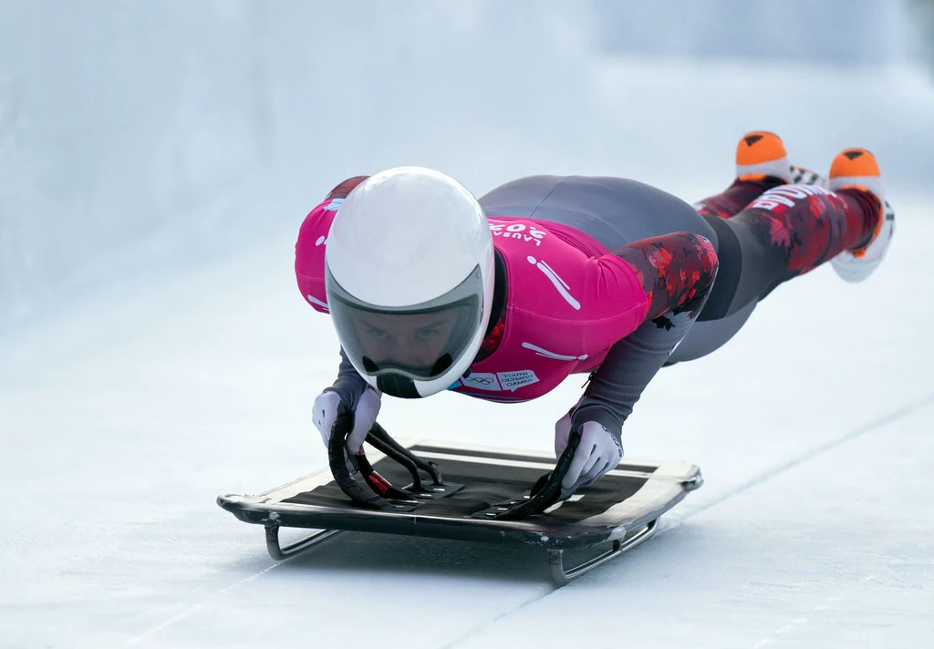 Athlete prepares for the Winter Olympics