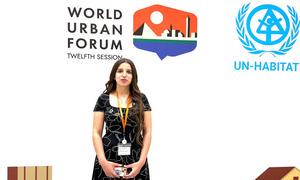 Lujain Romouzy, a 19-year-old dentistry student, is vice chairperson of the Leaf Coalition and a junior negotiator representing Egypt for Loss and Damage negotiations at the UN Climate Conferences. She was one of the main speakers at the Children and Yout Lujain Romouzy, a 19-year-old dentistry student, is vice chairperson of the Leaf Coalition and a junior negotiator representing Egypt for Loss and Damage negotiations at the UN Climate Conferences. She was one of the main speakers at the Children and Yout