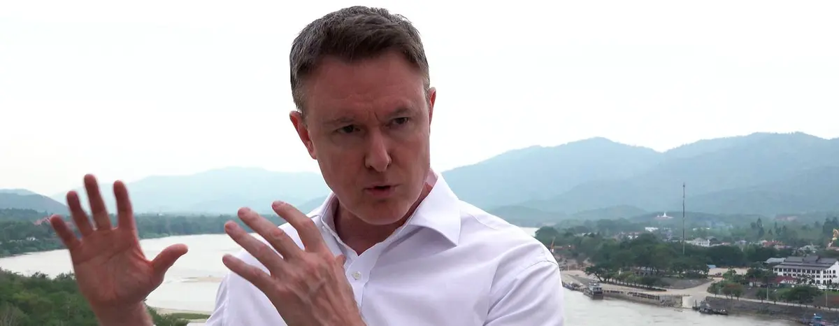 Jeremy Douglas, UNODC’s Regional Representative for Southeast Asia and the Pacific, at the Golden Triangle in Thailand. Jeremy Douglas, UNODC’s Regional Representative for Southeast Asia and the Pacific, at the Golden Triangle in Thailand.
