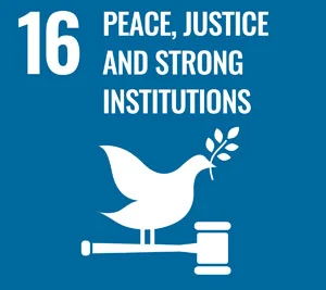 SDG 16: Peace, Justice and Strong Institutions. SDG 16: Peace, Justice and Strong Institutions.