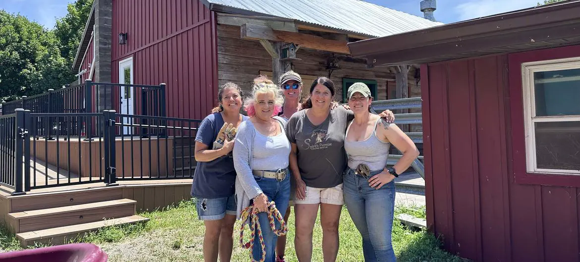 The Spirit's Promise farm is run by a close-knit team of women.