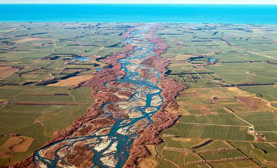 Waitaki Whitestone UNESCO Global Geopark, New Zealand.