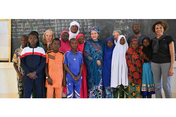 In Niger, UN deputy chief highlights power of partnership to forge schools for the future | UN News