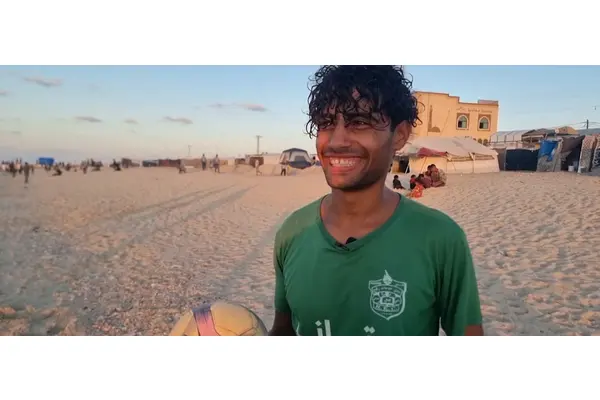 First Person: Football dream alive in Gaza despite ‘constant fire’ | UN News