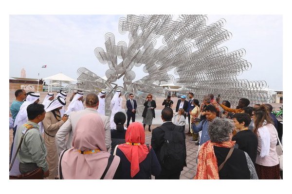 Ai Wei Wei sculpture celebrates pedal power, as Urban Forum continues in Abu Dhabi | UN News
