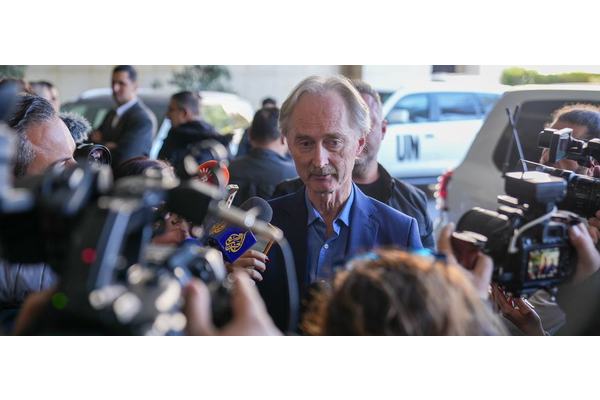 In Syria, top UN envoy highlights international backing for political transition | UN News