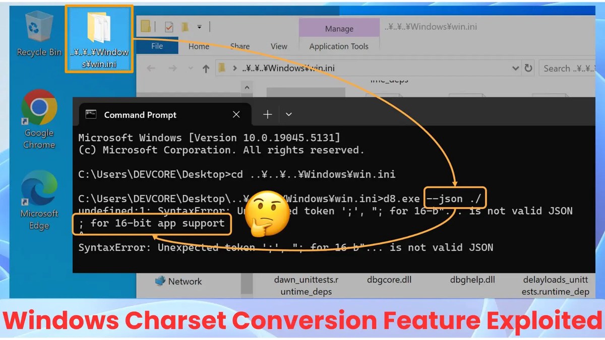 Windows Charset Conversion Feature Exploited to Execute Remote Code Windows Charset Conversion Feature Exploited to Execute Remote Code