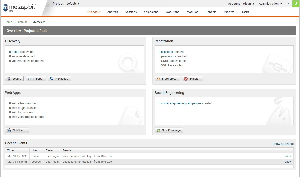 Tools reports