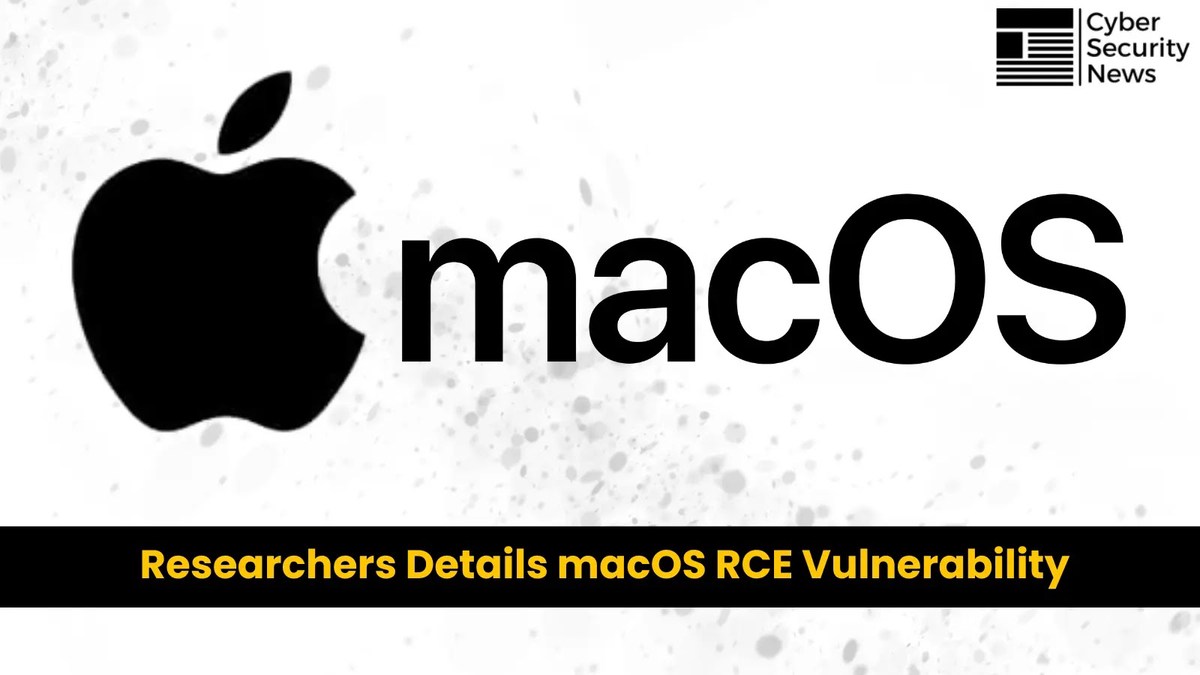 macOS Remote Code Execution Vulnerability macOS Remote Code Execution Vulnerability