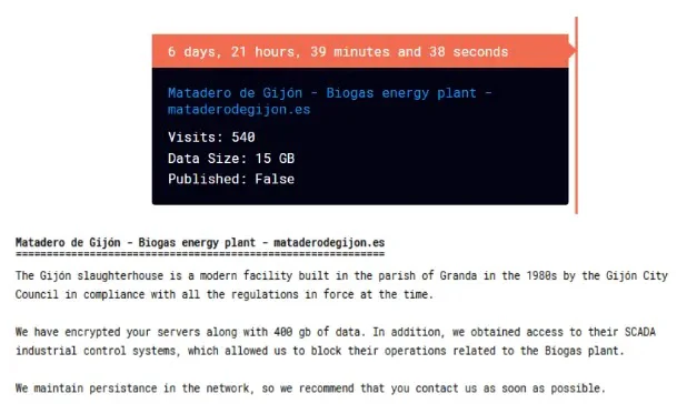  Ransomhub posts on their DLS 