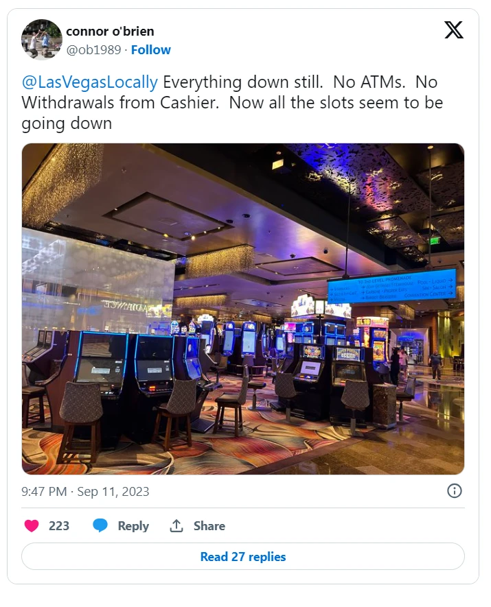 Cyber Attack MGM Systems