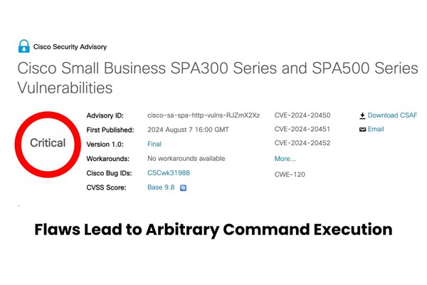 Cisco Small Business IP Phones Vulnerabilities: Attackers Can Execute Arbitrary Commands